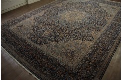 Absolutny unikat dywan Yazd (Jazd) Rahwar ok 307x420cm 100% wełna cenny jedyny perski lśniący kwiatowy