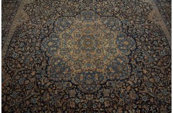 Absolutny unikat dywan Yazd (Jazd) Rahwar ok 307x420cm 100% wełna cenny jedyny perski lśniący kwiatowy