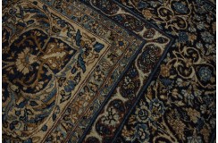 Absolutny unikat dywan Yazd (Jazd) Rahwar ok 307x420cm 100% wełna cenny jedyny perski lśniący kwiatowy