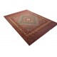 Ręcznie tkany antyczny dywan afgański ekskluzywny gęsto tkany 195x281cm wełna i jedwab antyk