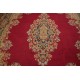 Bogaty klasyczny bordowy perski dywan Kerman (Kirman) ok 300x425cm 100% wełna