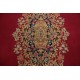Bogaty klasyczny bordowy perski dywan Kerman (Kirman) ok 300x425cm 100% wełna
