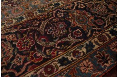 Bogaty klasyczny bordowy perski dywan Kerman (Kirman) ok 300x400cm 100% wełna