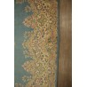 Bogaty klasyczny niebieski perski dywan Kerman (Kirman) ok 300x400cm 100% wełna