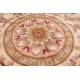 Piękny dywan Aubusson Habei ręcznie tkany z Chin 300x400cm 100% wełna przycinany rzeźbione kwiaty beżowy grantowy