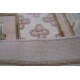 Piękny dywan Aubusson Habei ręcznie tkany z Chin 250x350cm 100% wełna przycinany rzeźbione kwiaty beżowy