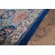 Rzeźbiony ręcznie CHIŃSKI jedyny 100% wełniany dywan AUBUSSON niebieski 60x90cm