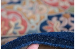 Przepiękny wełniany dywan org. AUBUSSON 100% WEŁNA rzeźbiony