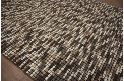 Wełniany dywan 160x230cm nietypowy wełna filcowana Bricks