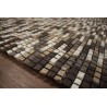 Wełniany dywan 160x230cm nietypowy wełna filcowana Bricks
