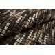 100% wełna filcowana nowoczesny ręcznie tkany dywan Brics 160x230 cegiełki brązowy