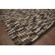 100% wełna filcowana nowoczesny ręcznie tkany dywan Brics 160x230 cegiełki brązowy