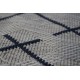 Dwustronny płasko tkany dywan Obsession Tarunis 80x120cm kilim polipropylen bawełna niebieski beżowy