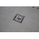 Szary ekskluzywny dywan Gabbeh Loribaft Indie 140x200cm wełniany i jedwab z połyskiem luksusowy