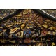 Czarny dywan Ziegler 100% wełna kamienowana ręcznie tkany 250x300cm