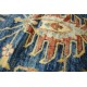 Dywan Ziegler Ariana Klassik niebieski 100% wełna kamienowana ręcznie tkany 277x362 ekskluzywny
