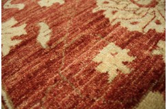 Czerwony dywan Ziegler Farahan 100% wełna kamienowana ręcznie tkany 103x145cm