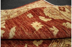 Czerwony dywan Ziegler Farahan 100% wełna kamienowana ręcznie tkany 103x145cm