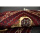 Dywan Afganistan Khuwaje Turkmeński geometryczny Tekke oryginalny 100% wełniany najwyższa jakość 51x101cm