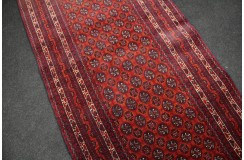 Turkmeńskoi etniczny wełniany dywan afgański khuwaje 80x200cm