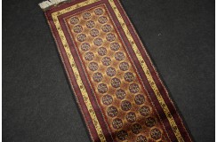 Turkmeńskoi etniczny wełniany dywan afgański khuwaje 46x143cm