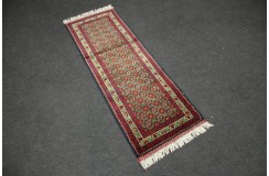 Turkmeńskoi etniczny wełniany dywan afgański Khuwaje 48x139
