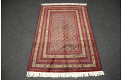 Turkmeńskoi etniczny wełniany dywan afgański Khuwaje 94x146cm