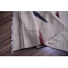 Wełniany kilim chodnik etniczny beżowy Afganistan 60x270cm gobelin