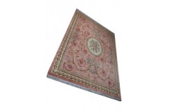 Przepiękny wełniany dywan org. Aubusson Chiny wełna rzeźbiony 250x350