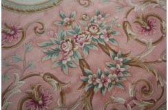 Przepiękny wełniany dywan org. Aubusson Chiny wełna rzeźbiony 250x350
