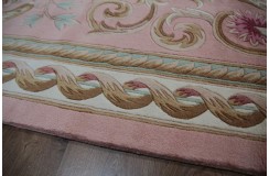 Przepiękny wełniany dywan org. Aubusson Chiny wełna rzeźbiony 250x350