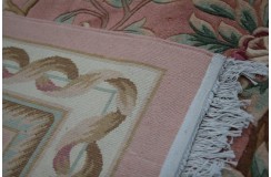 Przepiękny wełniany dywan org. Aubusson Chiny wełna rzeźbiony 250x350
