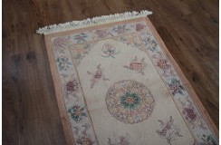 Przepiękny wełniany dywan org. Aubusson Chiny wełna rzeźbiony 90x160