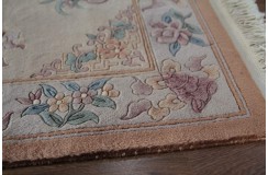 Przepiękny wełniany dywan org. Aubusson Chiny wełna rzeźbiony 90x160