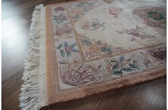 Przepiękny wełniany dywan org. Aubusson Chiny wełna rzeźbiony 90x160