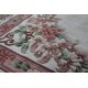 Piękny dywan Aubusson chiński ręcznie tkany 200x300cm 100% wełna rzeźbiony w kwiaty beżowy