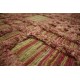 Wytrzymały płasko tkany dywan sznurkowy płasko tkany 160x230cm 100% juta naturalny z jedwabiem (wiskozą) 3D