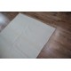 Gładki (ecru w pasy) dywan dwustronny ręcznie tkany - kilim 140x200cm