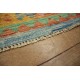Kaudani wzorzysty dywan kilim z Afganistanu 100% wełna VINTAGE 197x296cm pastelowe kolory