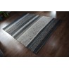 Luksusowy dywan Brinker Carpets Step Design A szary brąz 170x230cm 100% wełna owcza