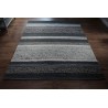 Luksusowy dywan Brinker Carpets Step Design A szary brąz 170x230cm 100% wełna owcza