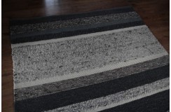 Luksusowy dywan Brinker Carpets Step Design A szary brąz 170x230cm 100% wełna owcza
