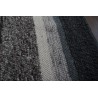 Luksusowy dywan Brinker Carpets Step Design A szary brąz 170x230cm 100% wełna owcza