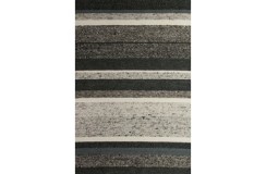 Luksusowy dywan Brinker Carpets Step Design A szary brąz 170x230cm 100% wełna owcza