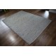 Luksusowy dywan Brinker Carpets Hay 800 szary 170x230cm 100% wełna filcowana warkocze