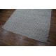 Luksusowy dywan Brinker Carpets Hay 800 szary 170x230cm 100% wełna filcowana warkocze