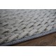 Luksusowy dywan Brinker Carpets Hay 800 szary 170x230cm 100% wełna filcowana warkocze