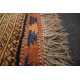 Oryginalny 100% wełniany dywan Afgan Kargahi Buchara 109x140cm ręcznie gęsto tkany