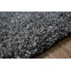 Gruby 6cm masywny dywn shaggy Brinker Carpts Spider s013 szary 200x300cm