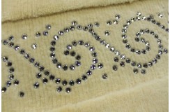 Gładki dywan 170x240 SWAROVSKI ELEMENTS LUXOR STYLE wełny owczej lux